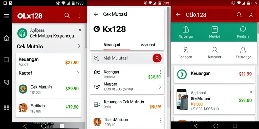Tampilan antarmuka OLX128 yang bersih dan mudah digunakan untuk cek mutasi.